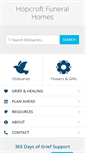 Mobile Screenshot of hopcroftfuneraldirectors.com